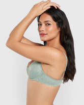 La Senza Obvious Full Coverage Bra Light Green / 34B